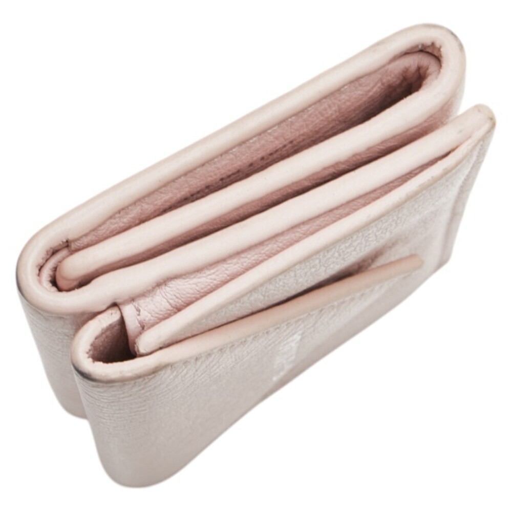 Balenciaga Leather fold Wallet Paper Pink Compact Tri - Picture 4 of 8